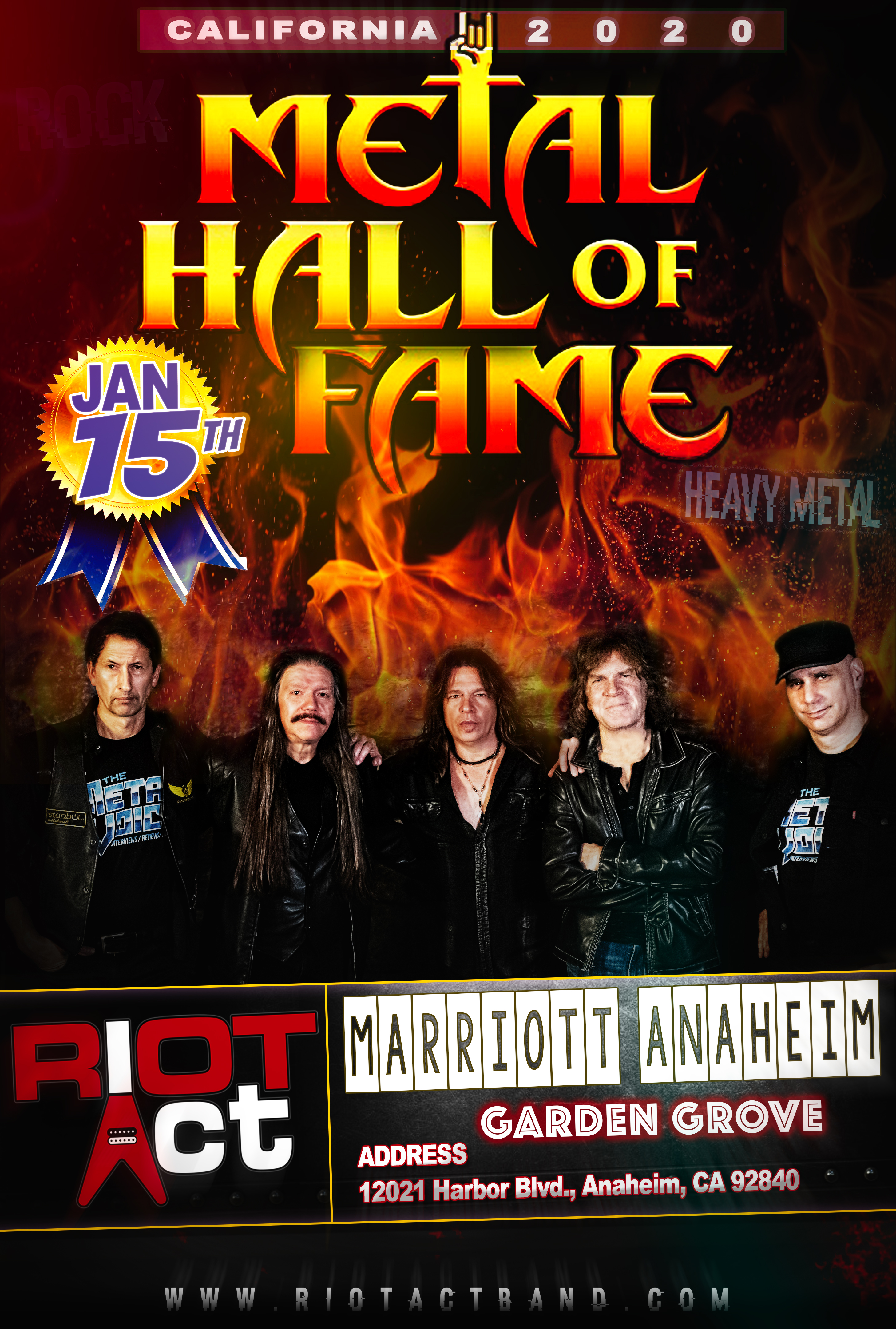 Metal Hall of Fame Gala — Riot Act Band