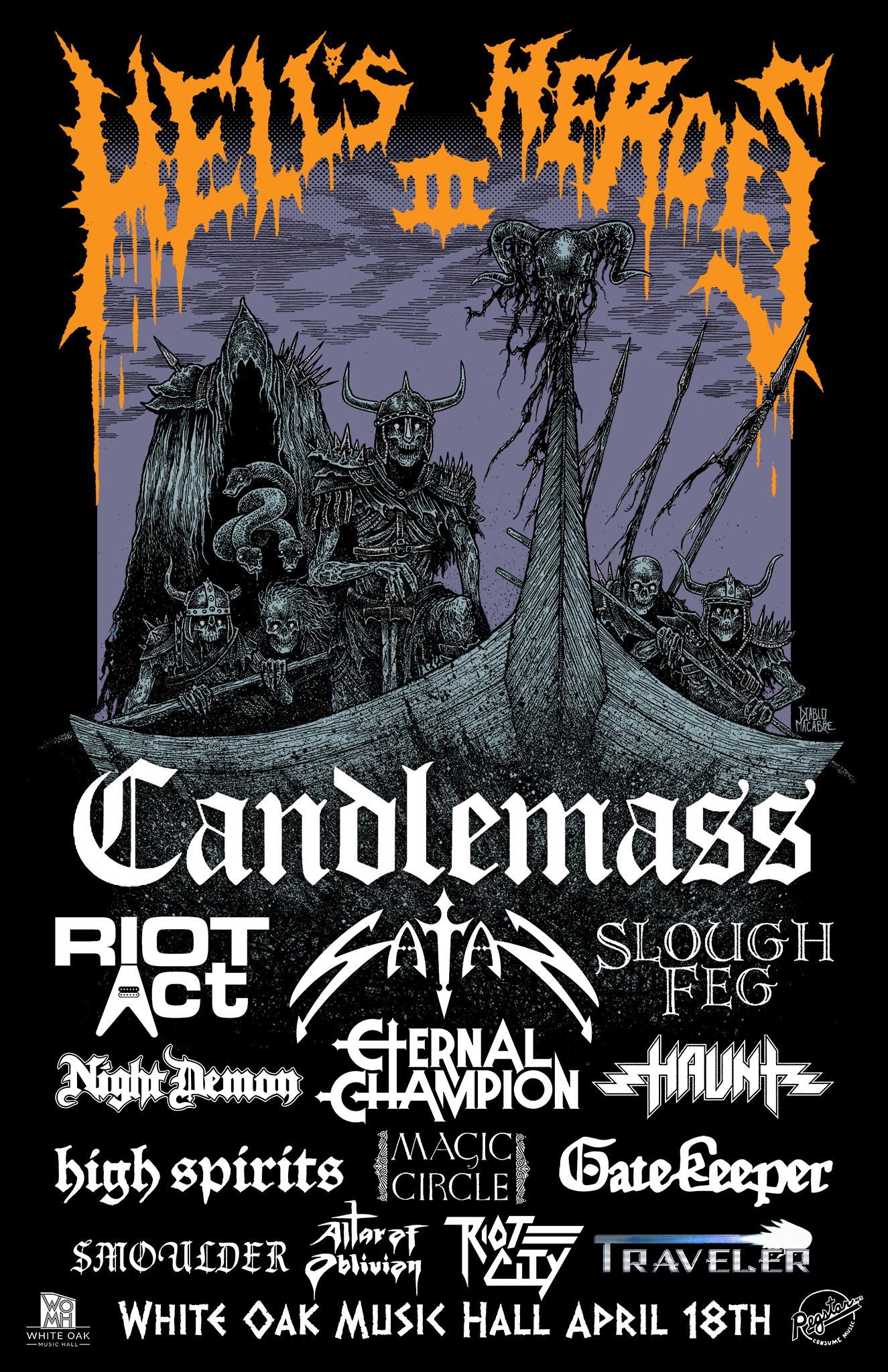 Hell’s Heroes Festival w/ Candlemass — Riot Act Band