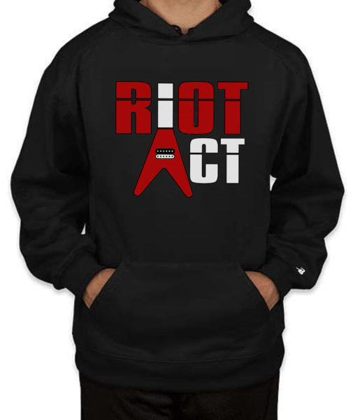 Men's Gildan Pull Over Hoodie Black